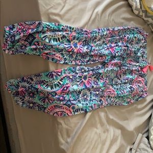 Lilly Pulitzer Multicolor Floral Track Pants